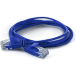 Wantec 7244 Netzwerkkabel Blau 1,5 m Cat6a U/UTP (UTP) (7244)