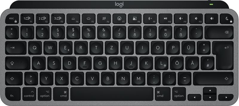 Logitech-MX-Keys-Mini-For-Mac-tastiera-Bluetooth-QWERTZ-Tedesco-Nero-Grigio