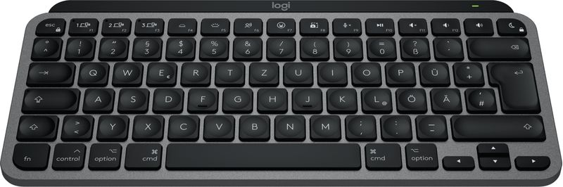 Logitech-MX-Keys-Mini-For-Mac-tastiera-Bluetooth-QWERTZ-Tedesco-Nero-Grigio