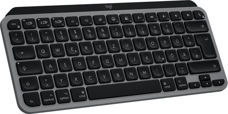 Logitech-MX-Keys-Mini-For-Mac-tastiera-Bluetooth-QWERTZ-Tedesco-Nero-Grigio