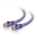 C2G 1.5m Cat5e 350MHz Snagless Patch Cable cavo di rete Viola 1,5 m