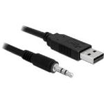 Delock Spina USB 2.0 del convertitore Delock  jack seriale TTL da 35 mm a 3 pin da 18 m (5 V)