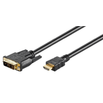 Microconnect HDM191812 cavo e adattatore video 2 m HDMI DVI-D Nero