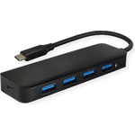 VALUE 14.99.5039 hub di interfaccia USB 3.2 Gen 1 (3.1 Gen 1) Type-C 5000 Mbit/s Nero