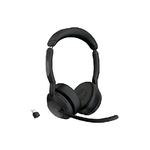 Jabra Evolve2 55 Auricolare Wireless A Padiglione Ufficio Bluetooth Base di ricarica Nero (JABRA EVOLVE2 55 LINK380C MS