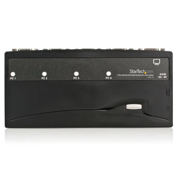 StarTech.com-Kit-switch-KVM-PS-2-4-porte-colore-nero-con-cavi