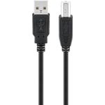 Goobay 96185 cavo USB USB 2.0 1 m USB A USB B Nero