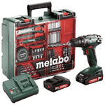 Metabo BS 18 Set 1600 Giri/min Senza chiave 1,3 kg Verde, Nero