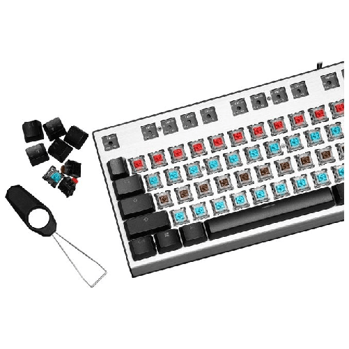 Cooler-Master-Periferiche-CK351-tastiera-USB-QWERTY-Italiano-Argento