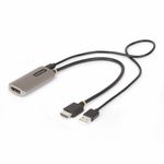 StarTech.com Cavo adattatore da HDMI a DisplayPort da 30 cm, 8K 60Hz, convertitore video attivo da HDMI 2.1 a DP 1.4