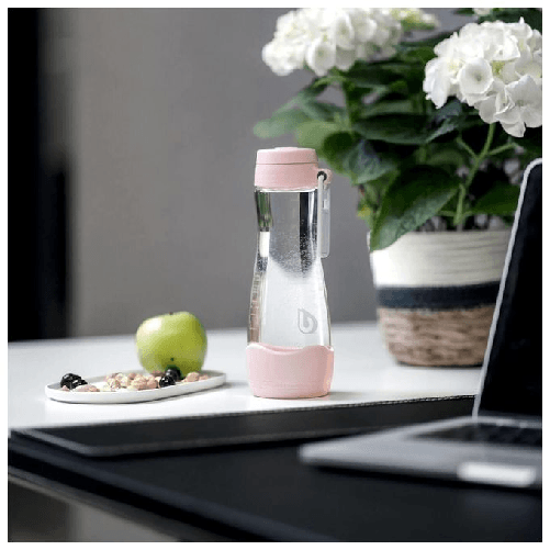 BWT-825342-borraccia-Uso-quotidiano-500-ml-Vetro-borosilicato-Rosa-Trasparente