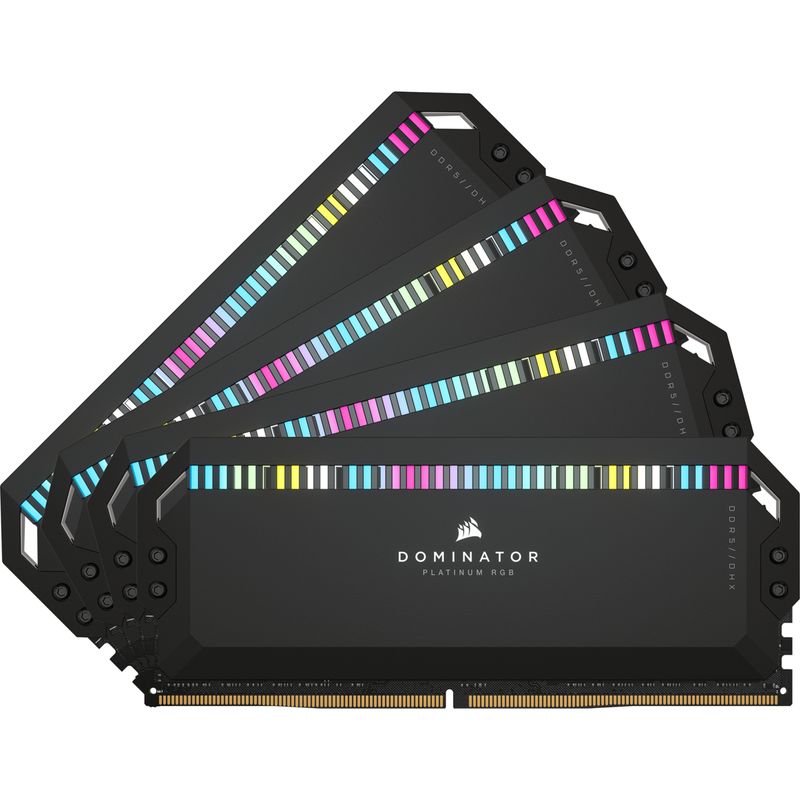 Corsair-Dominator-Platinum-RGB-64GB-Kit-4-x-16GB-DDR5-5600MHz-PC5-44800-CL36-1.25V-PMIC-DIMM-Memory-Black