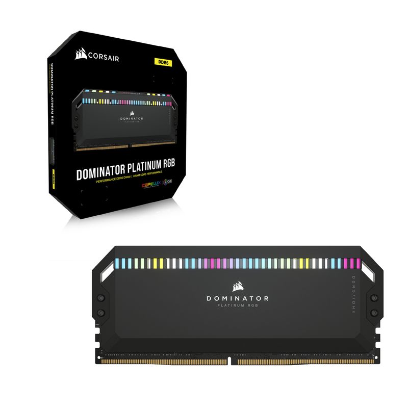 Corsair-Dominator-Platinum-RGB-64GB-Kit-4-x-16GB-DDR5-5600MHz-PC5-44800-CL36-1.25V-PMIC-DIMM-Memory-Black