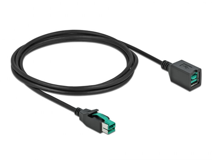 DeLOCK---Cavo-prolunga-PoweredUSB---USB-PlusPower--12-V---M--a-USB-PlusPower--12-V---W--20-m---Nero--85981-