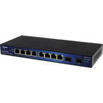 ALLNET  8x 10/100/1000Mbit Port Gigabit Desktop-Switch davon 4x PoE IEEE802