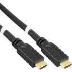 InLine Cavo HDMI ad alta velocit  con Eth. - ST - ST - attivo - nero - oro - 40m