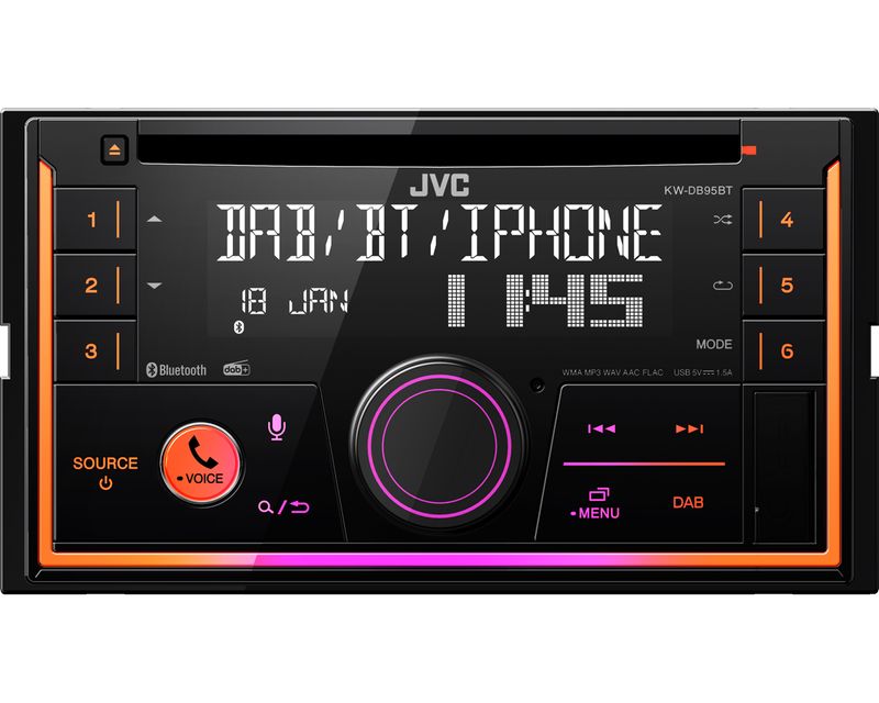 JVC-KW-DB95BT-Nero-200-W-Bluetooth