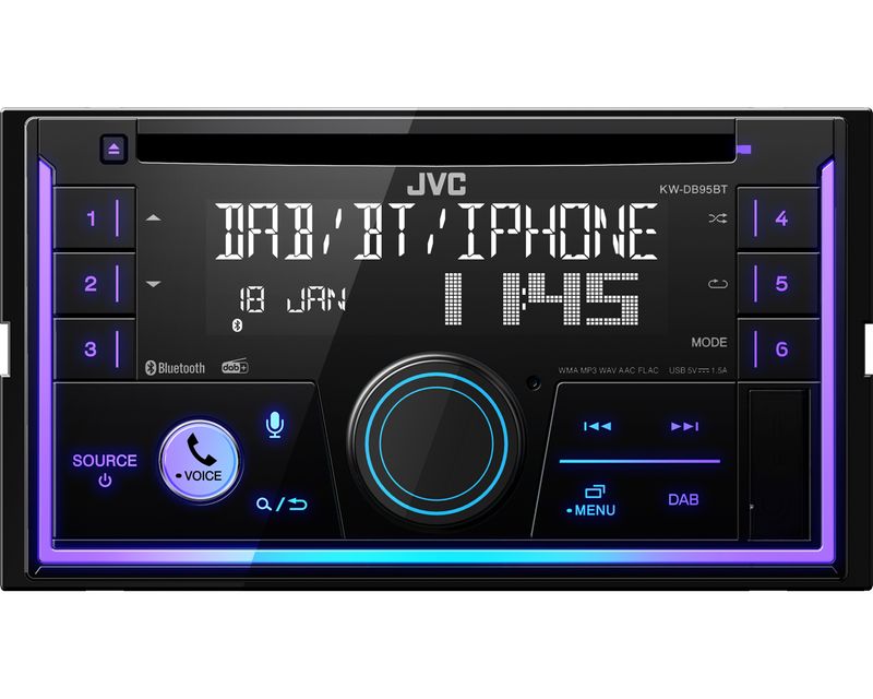 JVC-KW-DB95BT-Nero-200-W-Bluetooth