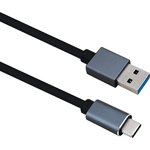 Cavo di collegamento Helos USB 3.1 A maschio/USB Type-C maschio PREMIUM 20 m nero