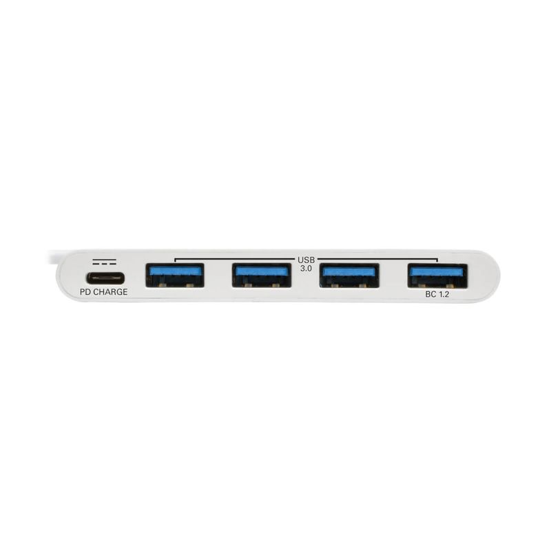 Tripp-Lite-U460-004-4A-C-hub-di-interfaccia-USB-3.2-Gen-1-3.1-Gen-1-Type-C-5000-Mbit-s-Bianco--4-PORT-USB-PORTABLE-HUB-A