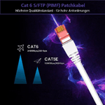 Cavo patch Helos S/FTP Cat 6 magenta 75 m