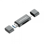 Vention CCHH0 lettore di schede USB Type-A/USB Type-C/Micro-USB Grigio