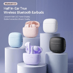 Cuffie Bluetooth 5.3 Vention con Custodia di Ricarica - Autonomia 6h - Elf E03 - Colore Viola