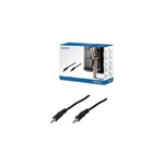 Logilink - Cavo audio - Mini-Phone Stereo 35 mm (M) - Mini-Phone Stereo 35 mm (M) - 1 m - Nero (CA1049)
