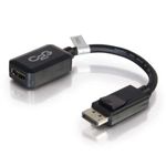 C2G 20cm DisplayPort M / HDMI F 0,2 m Nero