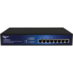 ALLNET  ALL8804POE / 8 Port Desktop Gigabit PoE Switch wahlweise 4x IEE802.3af (max. 154W pro Port