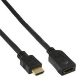 InLine HDMI VerlngerungHigh Speed CableStecker/Buchseschwarzvergold. Kontakte 75m