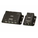 ATEN Extender USB 2.0 CAT 5 a 4 Porte (fino a 50 m)