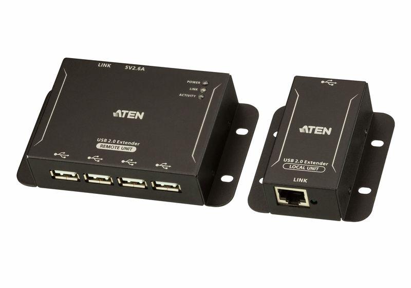 ATEN-4-Port-USB-2.0-CAT-5-Extender--up-to-50m-