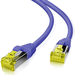 Cavo patch Helos S/FTP Cat 6a viola 10 m