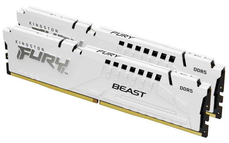 Kingston-Technology-FURY-Beast-32-GB-6000-MT-s-DDR5-CL40-DIMM-Kit-da-2-White-XMP--Kingston-FURY-Beast---DDR5---kit---32-