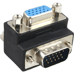 Adattatore VGA presa-spina 90 angolo 15 pin