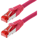 Cavo patch Helos S/FTP Cat 6a magenta 025 m