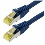 Cavo patch Helos S/FTP Cat 6a blu 05 m