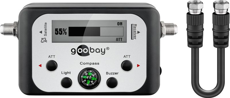 goobay-SATELLITE-FINDER-misuratore-di-segnale-satellitare-LCD-digitale