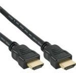 InLine Cavo HDMI High Speed con Ethernet - ST - ST - nero - oro - 2m