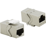 Helos Keystone - Modulo Cat 6A STP RJ45 500 MHz 2x prese RJ45 accoppiamento