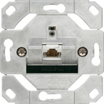 Gira  Vollgeschirmte Netzwerk Anschlussdose Cat.6A mit einer Anschlussbuchse RJ45 (8