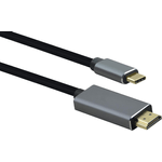 Cavo di collegamento Helos USB 3.1 Type-C/HDMI St. PREMIUM 18 m nero