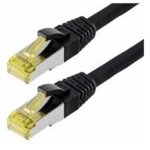 Cavo patch Helos S/FTP Cat 6a nero 15 m