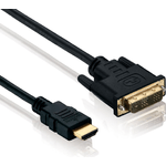 Helos Cavo di collegamento Helos spina HDMI/DVI-D 181 pz FULL HD BASIC 15 m nero