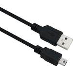 Cavo di collegamento Helos USB 2.0 A maschio/B mini a 5 pin maschio 30 m nero