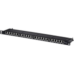 Pannello patch Helos Cat 6A 19" 05U 24 porte grigio chiaro