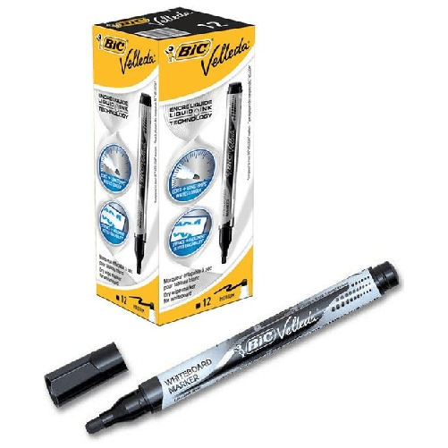 BIC-902088-evidenziatore-12-pz-Tipo-di-punta-Nero