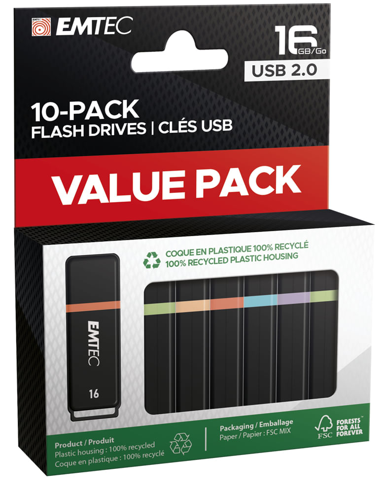 UnitA -flash-USB-16-GB-EMTEC-K100--confezione-da-10-mini-