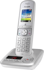 Telefono-cordless-Panasonic-con-AB-KX-TGH720GG---argento-perla